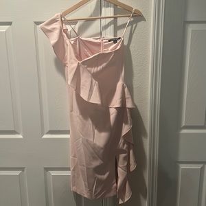 Ginny Bini Pink Dress one shoulder
